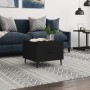 Mesa de centro madera contrachapada negro 50x50x40 cm en Mesas de centro | Comprar online en Foru.es