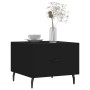 Mesa de centro madera contrachapada negro 50x50x40 cm en Mesas de centro | Comprar online en Foru.es