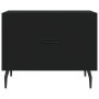 Mesa de centro madera contrachapada negro 50x50x40 cm en Mesas de centro | Comprar online en Foru.es