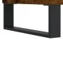 Mesita de noche madera de ingeniería roble ahumado 40x30x50 cm de vidaXL, Mesitas de noche - Ref: Foro24-826806, Precio: 45,8...