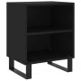 Mesita de noche madera de ingeniería negro 40x30x50 cm de vidaXL, Mesitas de noche - Ref: Foro24-826798, Precio: 38,94 €, Des...