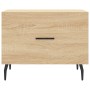Mesa de centro madera contrachapada roble Sonoma 50x50x40 cm en Mesas de centro | Comprar online en Foru.es