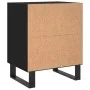 Mesita de noche madera de ingeniería negro 40x30x50 cm de vidaXL, Mesitas de noche - Ref: Foro24-826798, Precio: 38,94 €, Des...