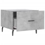 Mesa de centro madera de ingeniería gris hormigón 50x50x40 cm en Mesas de centro | Comprar online en Foru.es