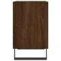 Bedside table 2 pcs engineered wood brown oak 40x30x50cm by vidaXL, Nightstands - Ref: Foro24-826811, Price: 46,48 €, Discoun...