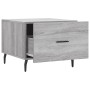 Mesa de centro madera contrachapada gris Sonoma 50x50x40 cm en Mesas de centro | Comprar online en Foru.es