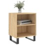 Mesitas noche 2 uds madera ingeniería roble Sonoma 40x30x50 cm de vidaXL, Mesitas de noche - Ref: Foro24-826803, Precio: 64,8...