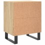 Mesitas noche 2 uds madera ingeniería roble Sonoma 40x30x50 cm de vidaXL, Mesitas de noche - Ref: Foro24-826803, Precio: 64,8...