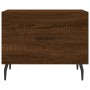 Mesa de centro madera contrachapada roble marrón 50x50x40 cm en Mesas de centro | Comprar online en Foru.es