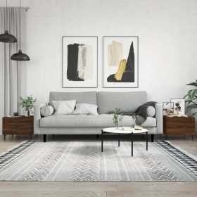 Mesas de centro 2 uds madera ingeniería marrón roble 50x50x40cm en Mesas de centro | Comprar online en Foru.es