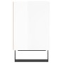 Mesitas noche 2 uds madera ingeniería blanco brillo 40x30x50 cm de vidaXL, Mesitas de noche - Ref: Foro24-826801, Precio: 49,...
