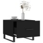 Mesa de centro madera contrachapada negro 50x50x40 cm en Mesas de centro | Comprar online en Foru.es