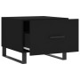 Mesa de centro madera contrachapada negro 50x50x40 cm en Mesas de centro | Comprar online en Foru.es