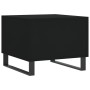 Mesa de centro madera contrachapada negro 50x50x40 cm en Mesas de centro | Comprar online en Foru.es