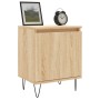 Mesitas noche 2 uds madera ingeniería roble Sonoma 40x30x50 cm de vidaXL, Mesitas de noche - Ref: Foro24-826835, Precio: 49,2...