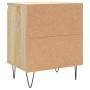 Mesitas noche 2 uds madera ingeniería roble Sonoma 40x30x50 cm de vidaXL, Mesitas de noche - Ref: Foro24-826835, Precio: 49,2...