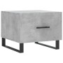 Mesa de centro 2 uds madera ingeniería gris hormigón 50x50x40cm en Mesas de centro | Comprar online en Foru.es