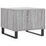 Mesa de centro madera contrachapada gris Sonoma 50x50x40 cm en Mesas de centro | Comprar online en Foru.es