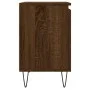Mesita de noche madera de ingeniería roble marrón 40x30x50 cm de vidaXL, Mesitas de noche - Ref: Foro24-826842, Precio: 36,52...
