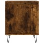 Mesitas de noche 2 uds madera ingeniería roble humo 40x30x50 cm de vidaXL, Mesitas de noche - Ref: Foro24-826839, Precio: 44,...