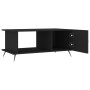 Mesa de centro madera contrachapada negro 90x50x40 cm en Mesas de centro | Comprar online en Foru.es