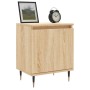 Mesitas noche 2 uds madera ingeniería roble Sonoma 40x30x50 cm de vidaXL, Mesitas de noche - Ref: Foro24-826819, Precio: 63,2...