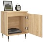 Mesitas noche 2 uds madera ingeniería roble Sonoma 40x30x50 cm de vidaXL, Mesitas de noche - Ref: Foro24-826819, Precio: 63,2...