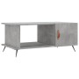 Mesa de centro madera contrachapada gris hormigón 90x50x40 cm en Mesas de centro | Comprar online en Foru.es