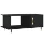 Mesa de centro madera contrachapada negro 90x50x40 cm en Mesas de centro | Comprar online en Foru.es
