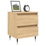 Mesitas noche 2 uds madera ingeniería roble Sonoma 40x35x50 cm de vidaXL, Mesitas de noche - Ref: Foro24-826867, Precio: 79,5...