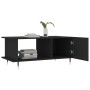 Mesa de centro madera contrachapada negro 90x50x40 cm en Mesas de centro | Comprar online en Foru.es