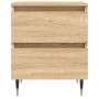 Mesitas noche 2 uds madera ingeniería roble Sonoma 40x35x50 cm de vidaXL, Mesitas de noche - Ref: Foro24-826867, Precio: 79,5...