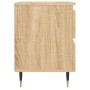 Mesitas noche 2 uds madera ingeniería roble Sonoma 40x35x50 cm de vidaXL, Mesitas de noche - Ref: Foro24-826867, Precio: 79,5...
