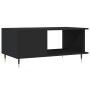 Mesa de centro madera contrachapada negro 90x50x40 cm en Mesas de centro | Comprar online en Foru.es