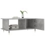 Mesa de centro madera contrachapada gris hormigón 90x50x40 cm en Mesas de centro | Comprar online en Foru.es