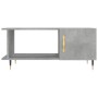 Mesa de centro madera contrachapada gris hormigón 90x50x40 cm en Mesas de centro | Comprar online en Foru.es