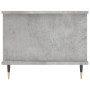 Mesa de centro madera contrachapada gris hormigón 90x50x40 cm en Mesas de centro | Comprar online en Foru.es