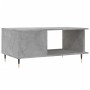Mesa de centro madera contrachapada gris hormigón 90x50x40 cm en Mesas de centro | Comprar online en Foru.es