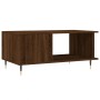 Mesa de centro madera contrachapada roble marrón 90x50x40 cm en Mesas de centro | Comprar online en Foru.es
