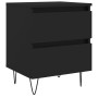Mesita de noche madera contrachapada negro 40x35x50 cm de vidaXL, Mesitas de noche - Ref: Foro24-826878, Precio: 56,69 €, Des...