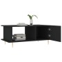 Mesa de centro madera contrachapada negro 90x50x40 cm en Mesas de centro | Comprar online en Foru.es