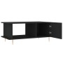 Mesa de centro madera contrachapada negro 90x50x40 cm en Mesas de centro | Comprar online en Foru.es