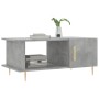 Mesa de centro madera contrachapada gris hormigón 90x50x40 cm en Mesas de centro | Comprar online en Foru.es