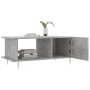 Mesa de centro madera contrachapada gris hormigón 90x50x40 cm en Mesas de centro | Comprar online en Foru.es