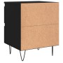 Mesita de noche madera contrachapada negro 40x35x50 cm de vidaXL, Mesitas de noche - Ref: Foro24-826878, Precio: 56,69 €, Des...