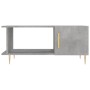 Mesa de centro madera contrachapada gris hormigón 90x50x40 cm en Mesas de centro | Comprar online en Foru.es