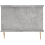 Mesa de centro madera contrachapada gris hormigón 90x50x40 cm en Mesas de centro | Comprar online en Foru.es