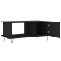 Mesa de centro madera contrachapada negro 90x50x40 cm en Mesas de centro | Comprar online en Foru.es