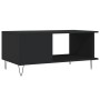 Mesa de centro madera contrachapada negro 90x50x40 cm en Mesas de centro | Comprar online en Foru.es