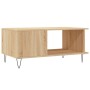 Mesa de centro madera contrachapada roble Sonoma 90x50x40 cm en Mesas de centro | Comprar online en Foru.es